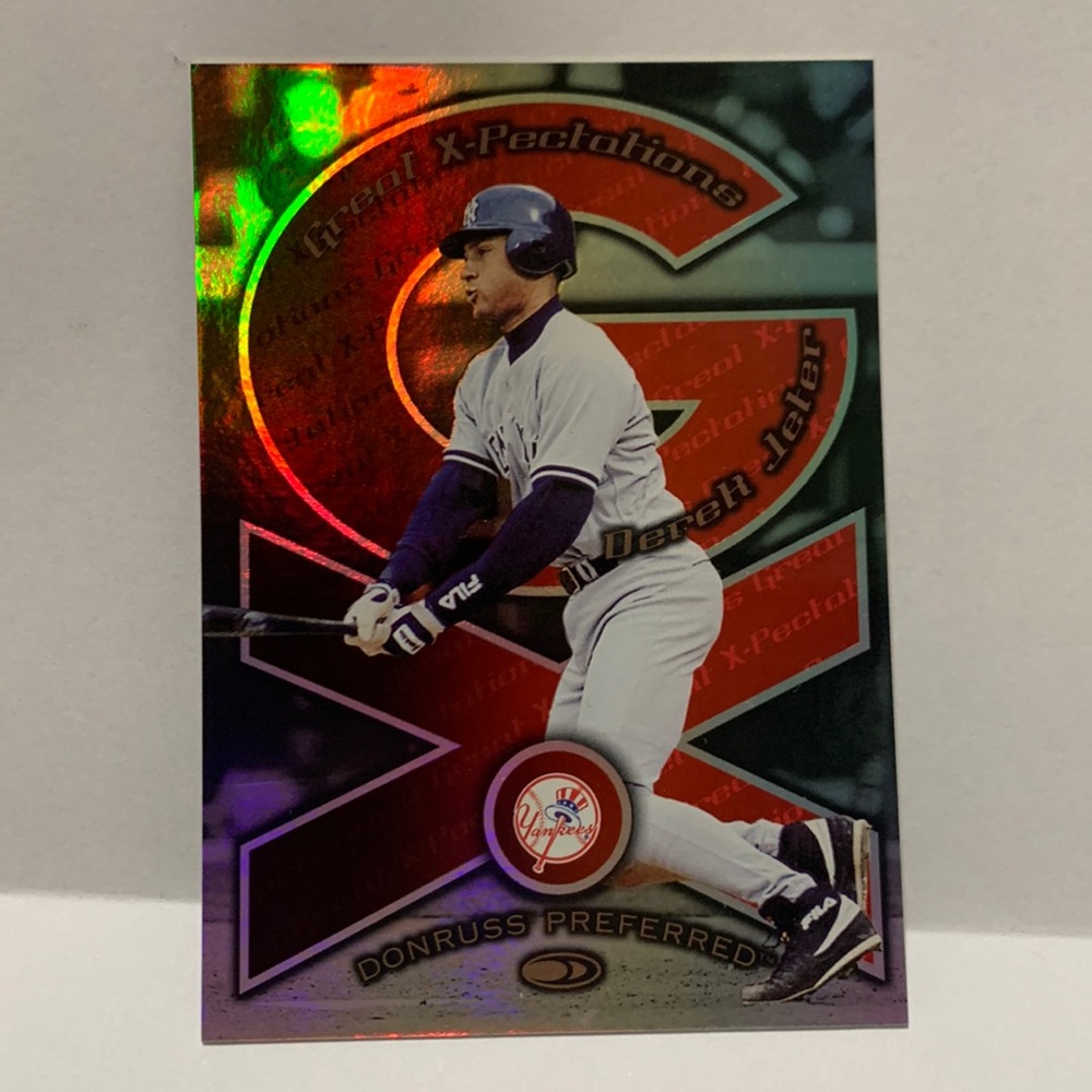 1998 Donruss Preferred Great X-Pectations #21 Jeter/Garciaparra 1366/3000 (001)